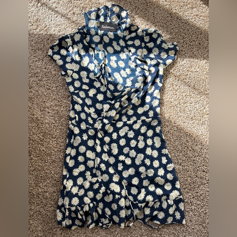 Realization Par Valentina floral wrap dress